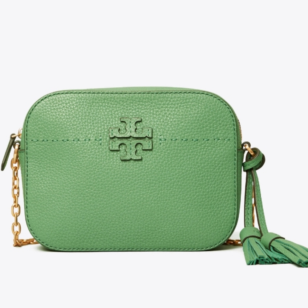Tory Burch  Green Camera Bag